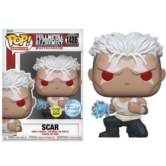 Funko Pop ! Animation Fullmetal Alchemist Brotherhood - (1486) - Scar Gitd Glow