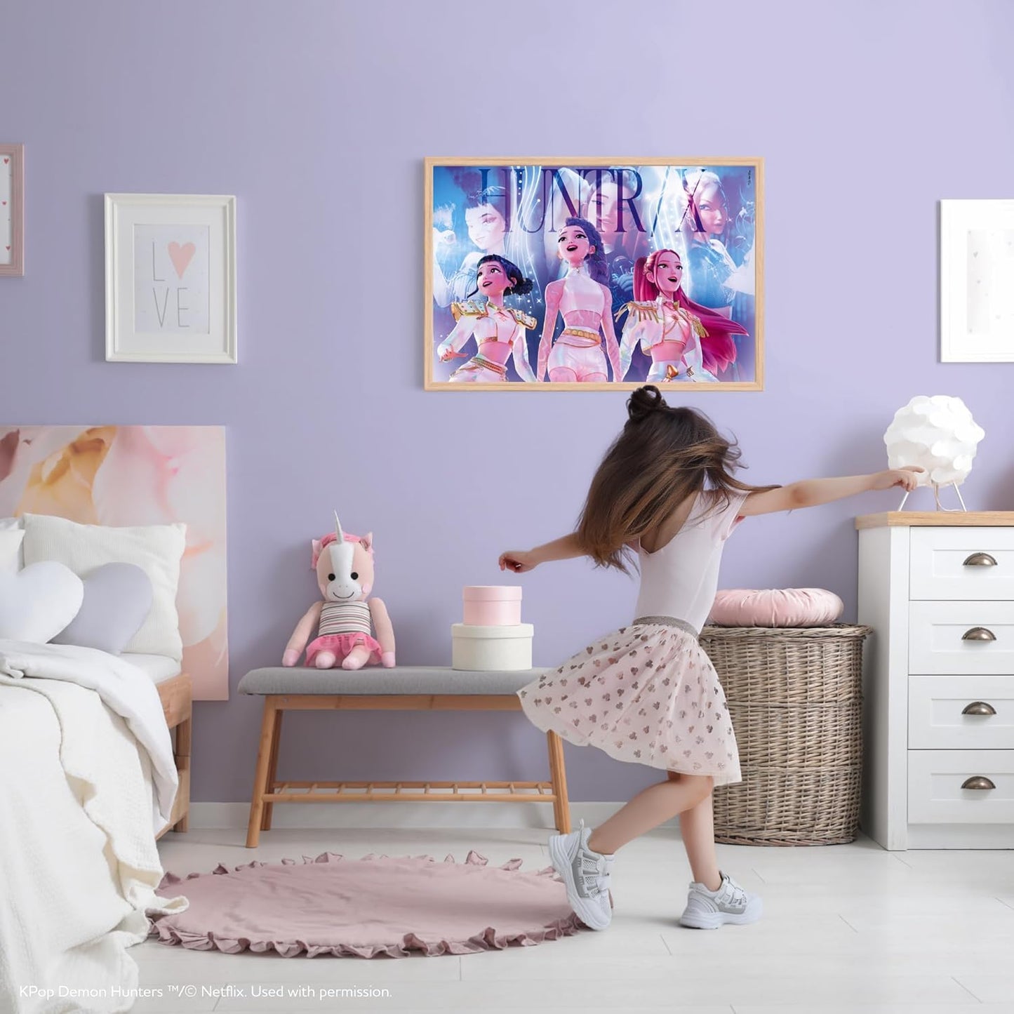 Clementoni Puzzle KPop Demon Hunters Huntrix White Dress 1000 Pezzi Puzzle Adulti + Poster Incluso (Copia)