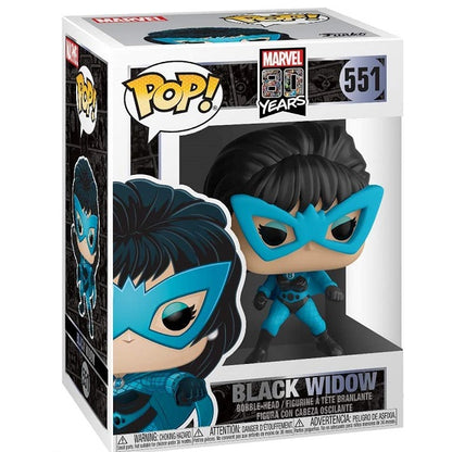 Funko Pop Marvel 80Years 551 Black Widow Alianovna Romanova Vinyl Figure Statua