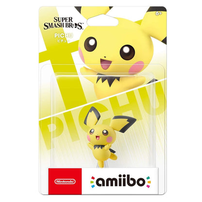 Amiibo Nintendo Super Smash Bros Collection - Pichu No.72 Figure Pokemon Nuovo