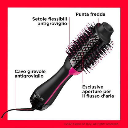 Revlon - One-Step Spazzola Elettrica Asciugacapelli E Volumizzante Piastra 800W