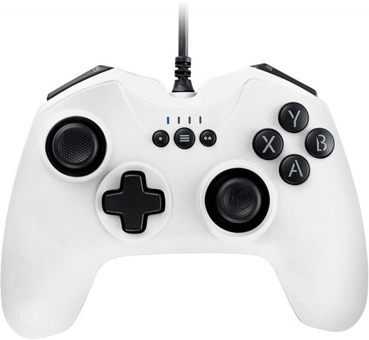 Nacon Pc Controller Gaming Gc-100 Bianco Windows Pad 6 Pulsanti Computer