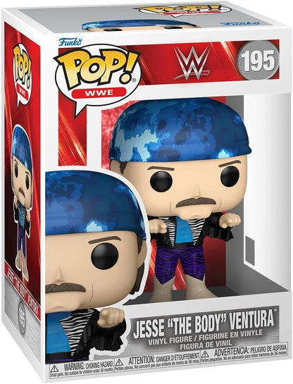 Funko Pop! WWE: Wrestling (195) Jesse "The Body" Ventura - Vinyl Figure 9cm