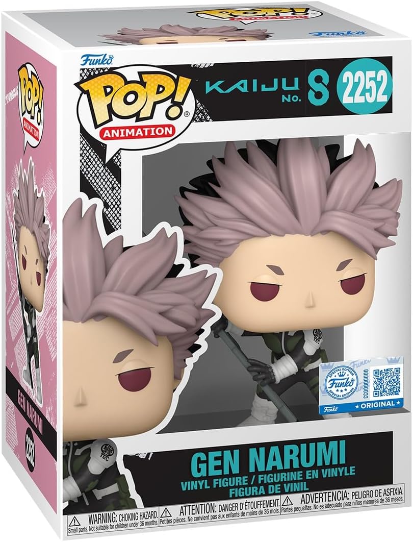Funko Pop! Animation: Kaiju No. 8 (2252) Gen Narumi Special Edition - Vinyl Figure 9cm