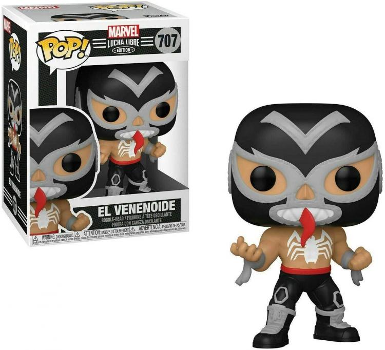 Funko Pop Marvel Lucha Libre 707 - Luchadores Venom Vinyl Collezione Nuovo