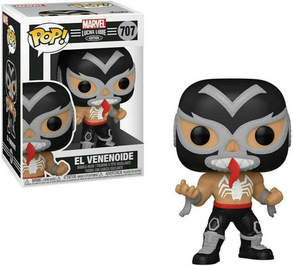 Funko Pop Marvel Lucha Libre 707 - Luchadores Venom Vinyl Collezione Nuovo