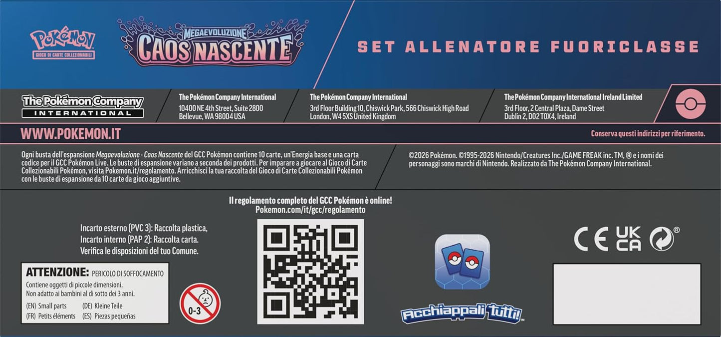 Pokémon: Set Allenatore Fuoriclasse Megaevoluzione - Caos Nascente GCC (Edizione Italiana)