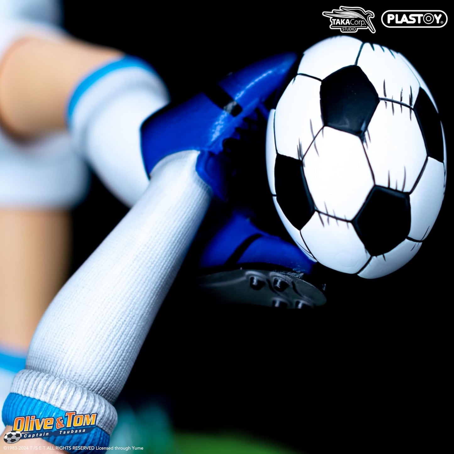Plastoy Oliver Hutton e Tom Becker - Golden Twin Shoot Statua in Resina 3 cm Captain Tsubasa - Ozora Holly e Benji