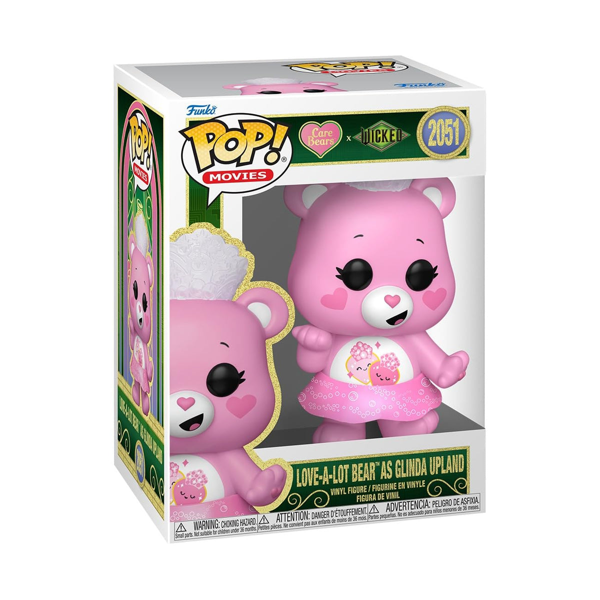 Funko Pop ! Movie Care Bears Wicked (2051) Love a Lot as Glinda  9Cm