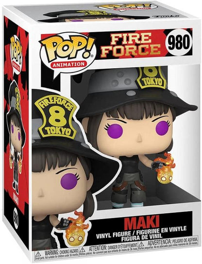 Funko Pop ! Animation Fire Force Maki With Sword - (980) Vinyl Figure Anime Manga