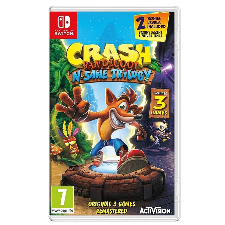 Crash Bandicoot N Sane Trilogy Nintendo Switch Trilogia Nuovo Italiano Pal