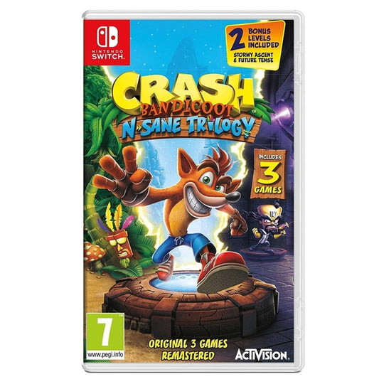 Crash Bandicoot N Sane Trilogy Nintendo Switch Trilogia Nuovo Italiano Pal