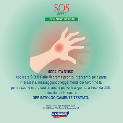 S.O.S Dr Ciccarelli Crema Pronto Intervento 25ml Made Italy Dermatologico