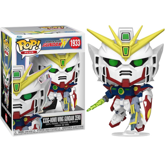 Funko Pop ! Plus - Mobile Suit Gundam Wing (1933) XXXG-00W0 Wing Zero Vinyl Figure 9cm