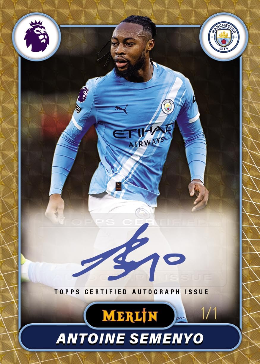 Topps Merlin Premier League 2026 Value Box 7 Buste + 2 Carte Esclusive Calcio Collezione
