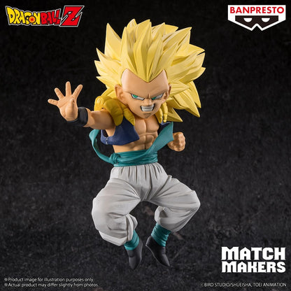 Bandai Banpresto Dragon Ball Z: Gotenks Super Saiyan 3 Statua Da Collezione - Match Makers Figure 11cm PVC