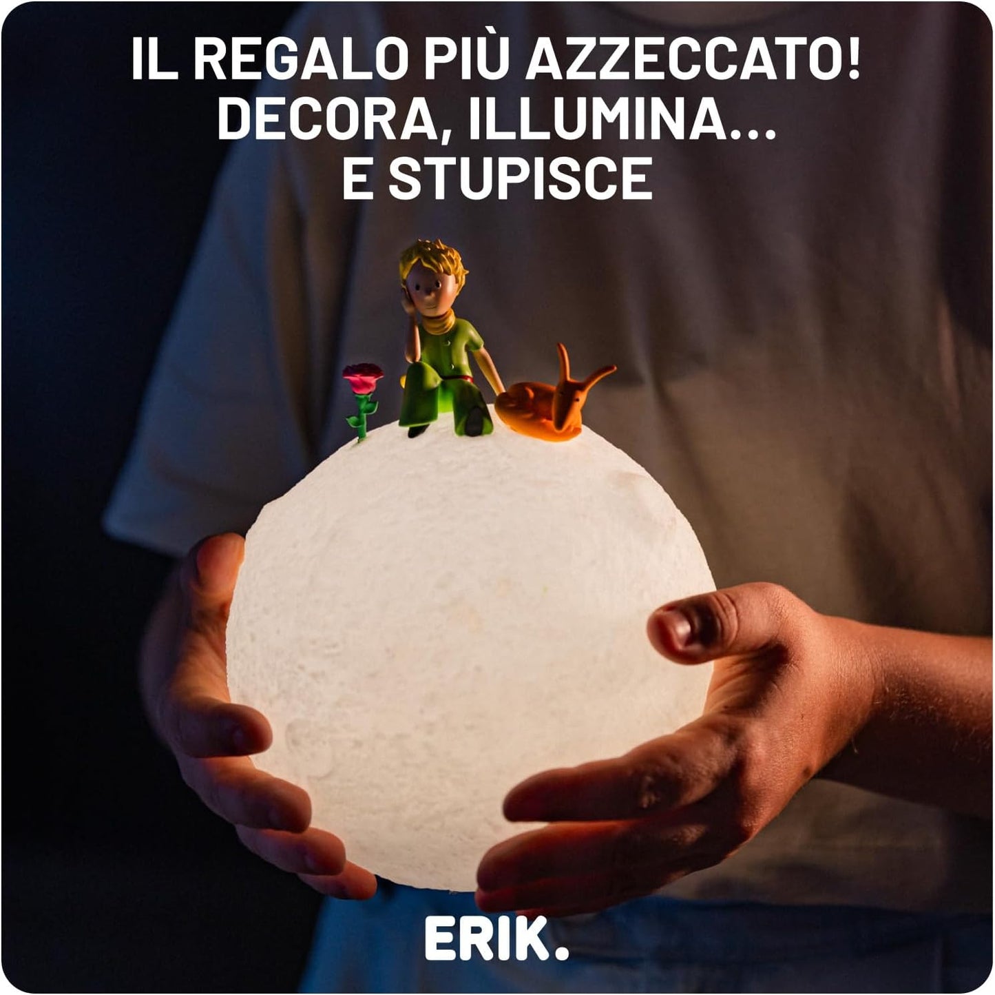 Il Piccolo Principe: Lampada 3D LED USB 19cm - Luce Notturna Da Scrivania Ufficiale
