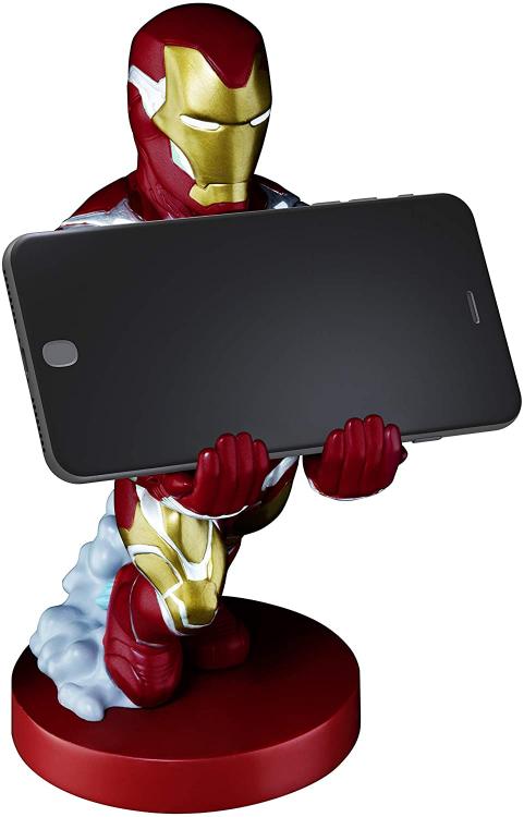 Cable Guys - (Iron Man Classic) Marvel Statuetta E Stand Smartphone Controller