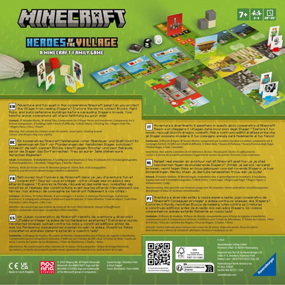 Ravensburger Gioco da Tavolo Minecraft Heroes Of The Village 7+ Anni