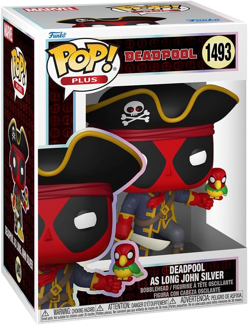 Funko Pop ! Plus - Deadpool (1493) Deadpool as Long John Silver Vinyl 9Cm
