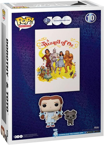 Funko Pop ! Movie Posters Wizard Of Oz -(10) Dorothy & Toto Figure Il Mago Di Oz