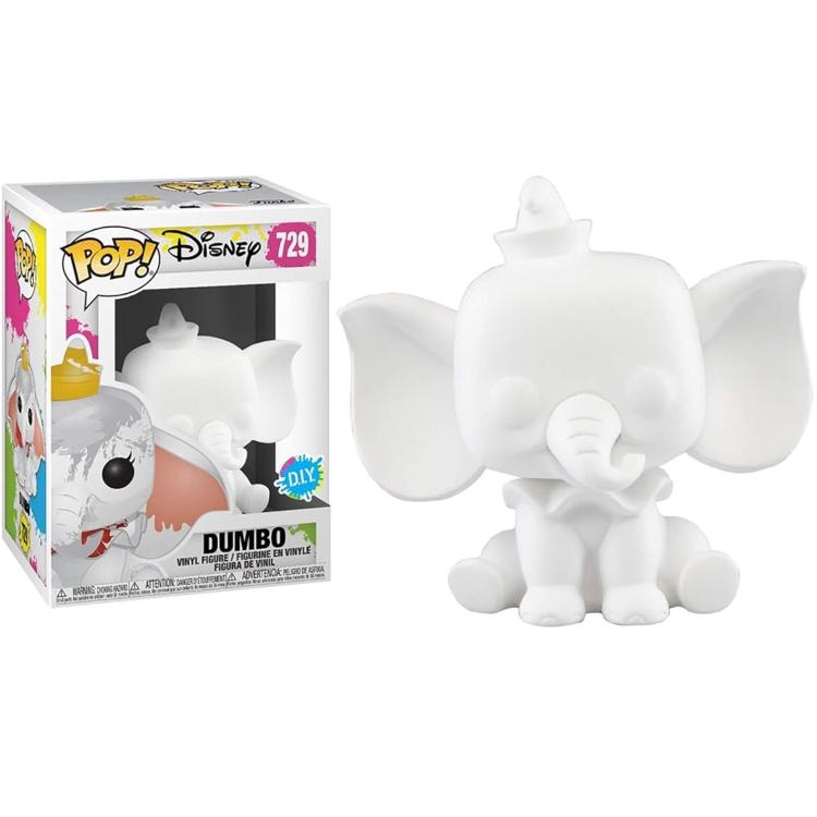 Funko Pop ! Disney (729) Dumbo (D.I.Y) Vinyl Figure 9Cm Statuetta Da Collezione