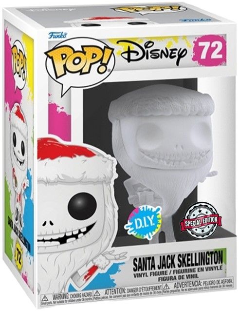 Funko Pop! Disney The Nightmare Before Christmas (72) Santa Jack (D.I.Y) Special