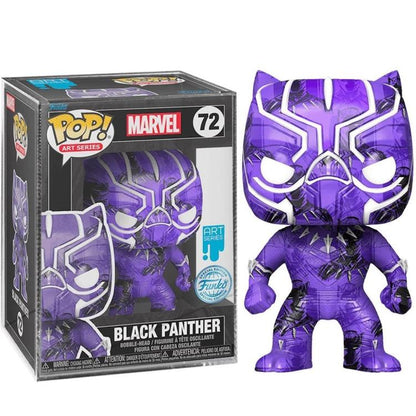 Funko Pop ! Art Series Marvel (72) Black Panther Special Edition Vinyl Figure