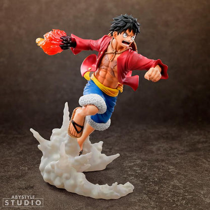 Abystyle Studio Super Figure Collection One Piece Monkey D. Luffy Red Hawk 16cm