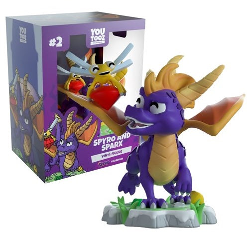 You Tooz Playstation Spyro The Dragon - Spyro And Sparx Vinyl Figure 9 cm