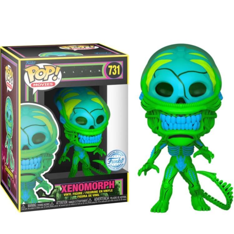 Funko Pop ! Movies Alien - (731) Xenomorph Special Edition Blacklight Vinyl 9Cm