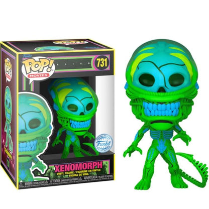 Funko Pop ! Movies Alien - (731) Xenomorph Special Edition Blacklight Vinyl 9Cm
