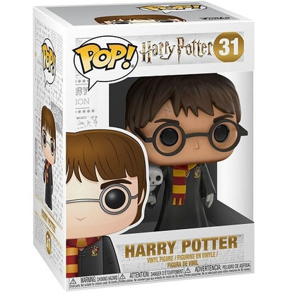 Funko Pop ! Harry Potter - (31) Harry W / Hedwig Edvige Figure Hogwarts 9Cm