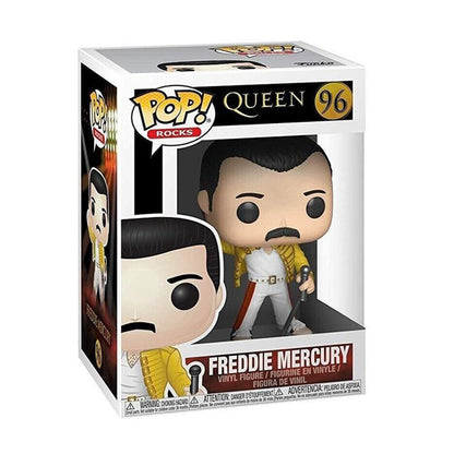 Funko Pop ! Rocks Queen - (96) Freddie Mercury At Wembley Live 1986 Figure Vinyl