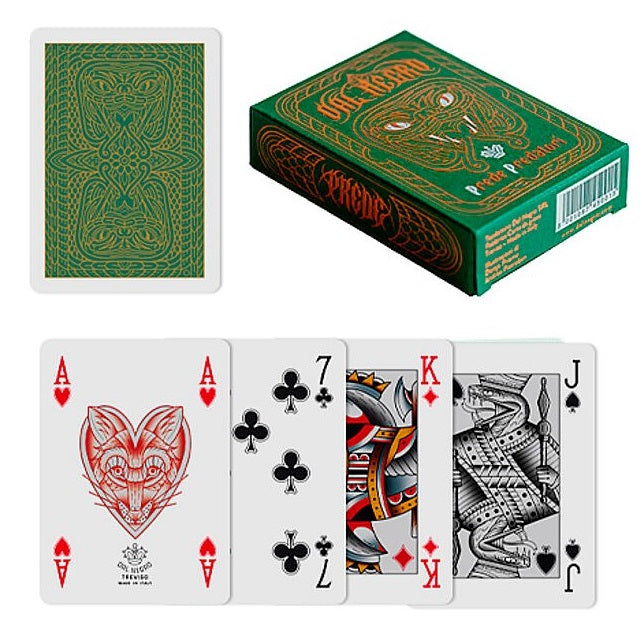 Dal Negro (Prede Predatori) Playing Cards - Mazzo di Carte da Collezione, Poker, Magia e Cardistry