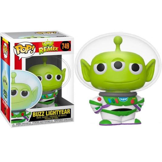 Funko Pop! Pixar Disney Remix (749) Alien As Buzz Lightyear Figure 9Cm Statua