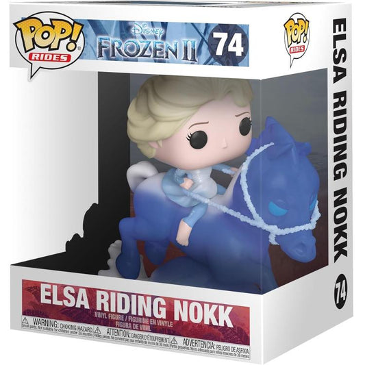 Funko Pop ! Disney Frozen Ii - (74) Elsa Riding Nokk Vinyl Figure 15Cm Statua
