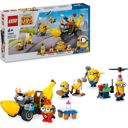 Lego - Cattivissimo Me 4 (75580) I Minions e l'Auto Banana Costruzione 136 pz 6+