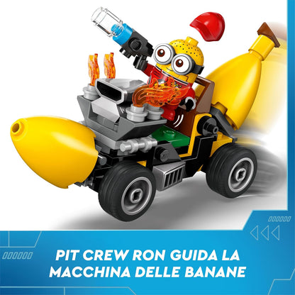 Lego - Cattivissimo Me 4 (75580) I Minions e l'Auto Banana Costruzione 136 pz 6+