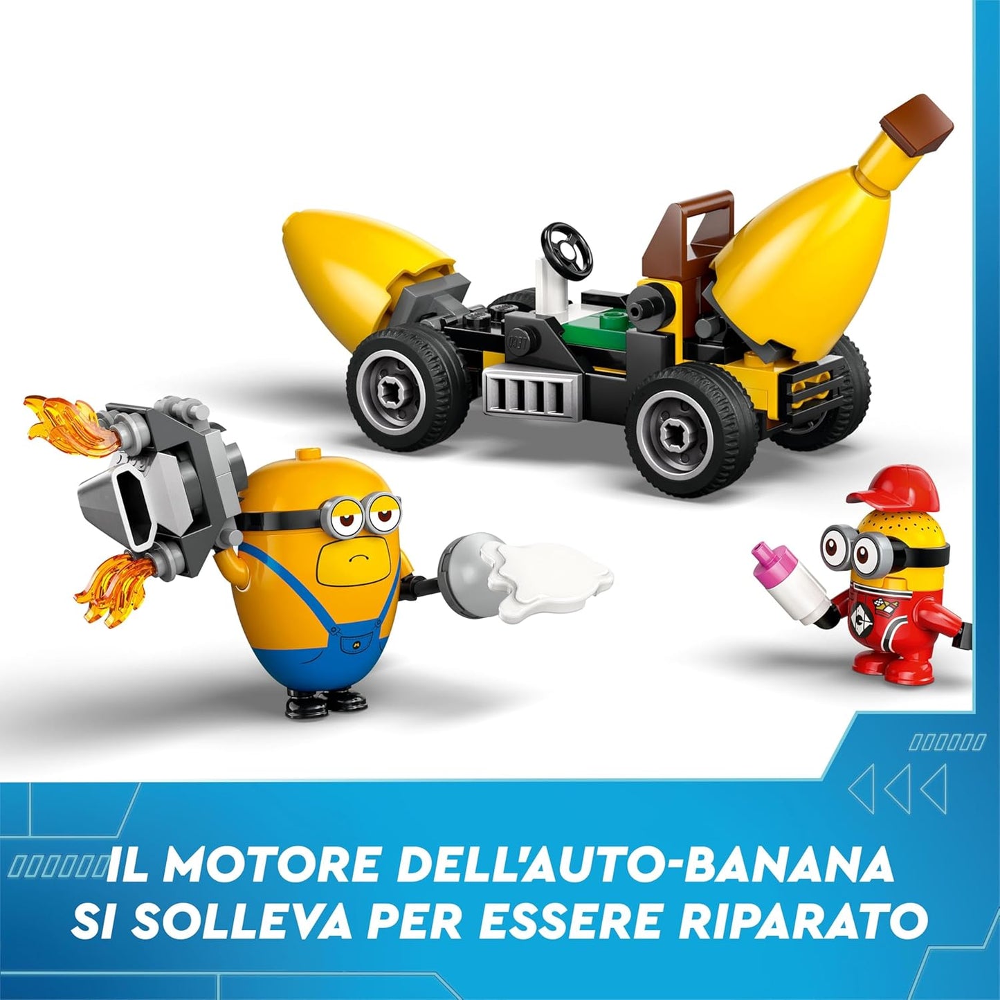 Lego - Cattivissimo Me 4 (75580) I Minions e l'Auto Banana Costruzione 136 pz 6+