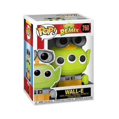 Funko Pop! Pixar Disney Remix (760) Alien As Wall-E Figure 9Cm Statua Collezione