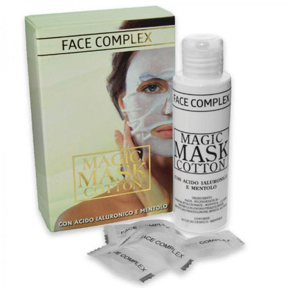 Maschera Viso Idratante Rigenerante Magic Mask Cotton Acido Ialuronico E Mentolo