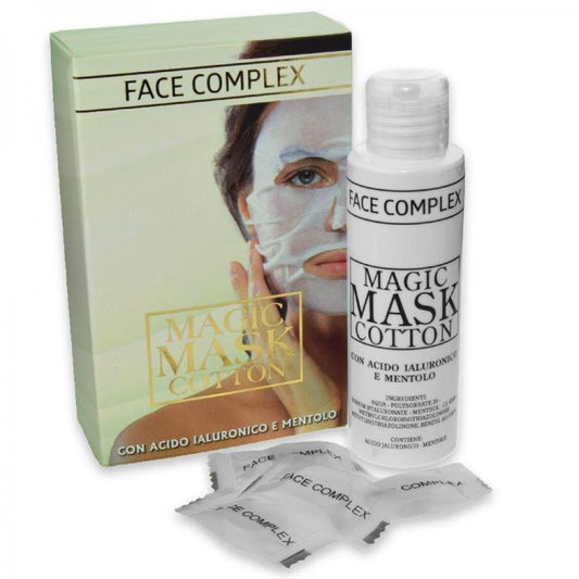Maschera Viso Idratante Rigenerante Magic Mask Cotton Acido Ialuronico E Mentolo