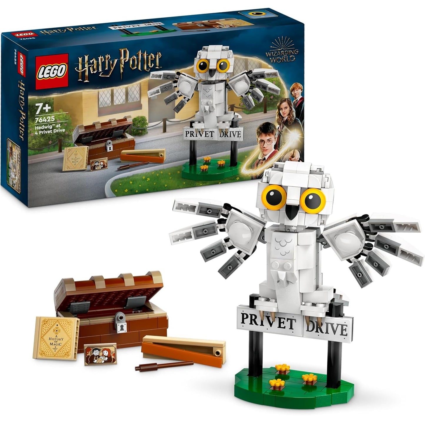Lego - 76425 Harry Potter Edvige al Numero 4 di Privet Drive Costruzione 336 pz 7+