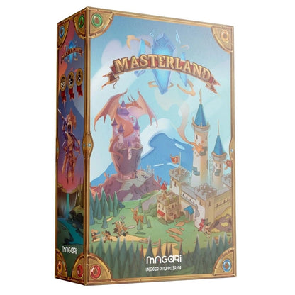 Masterland Card Board Game (1a Edizione) ITA Gioco Da Tavola 2-4 Giocatori Da Collezione