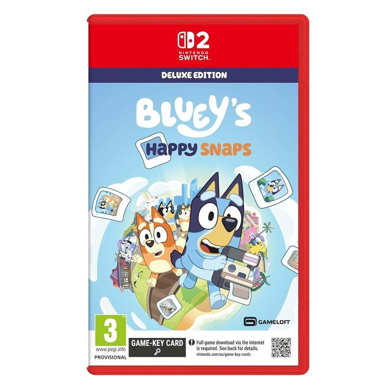 Bluey's Happy Snaps: Deluxe Nintendo Switch 2 Gioco Italiano NSW2 Bluey Nuovo