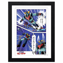 Ufo Robot Grendizer (Goldrake In Azione) - Cornice Quadro Collector Print 30x40cm