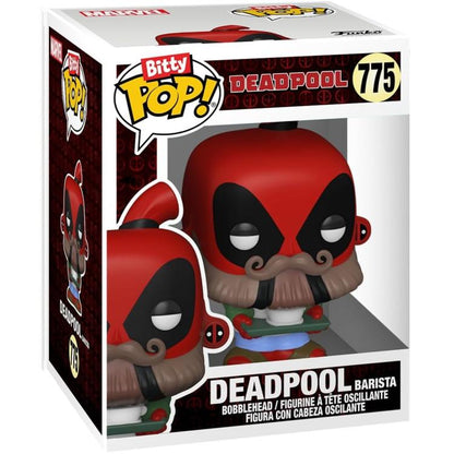 Funko Bitty Pop! Deadpool Dinopool/Deadpool Barista/Roman Senator 4 Pack Mistery