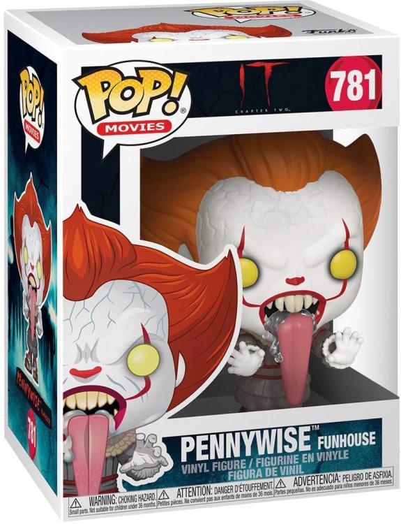Funko Pop ! Movies It (781) Pennywise Funhouse Vinyl Figure 9Cm Film Horror