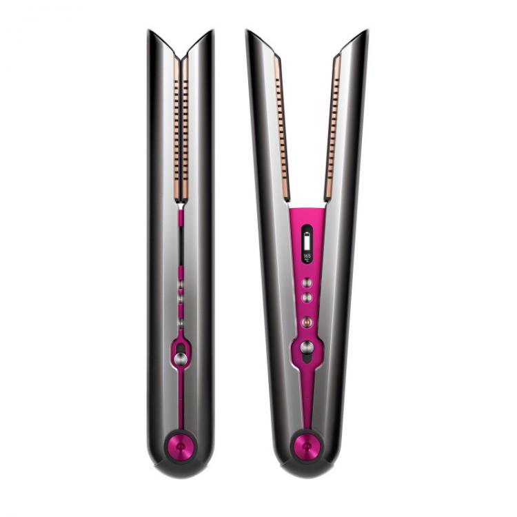 Dyson Piastra Per Capelli Corrale Nero-Nichel/Fucsia Capelli Lisci Senza Filo